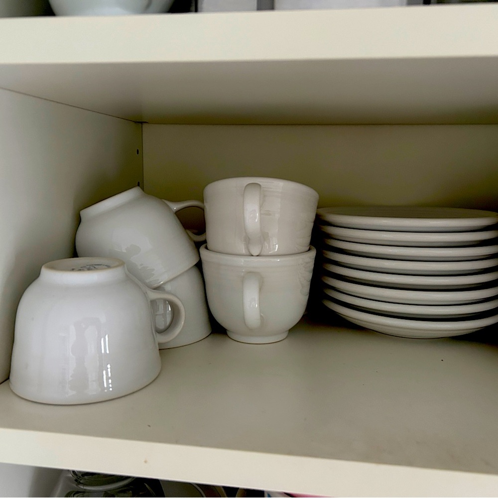 Fiestaware Radiant white Dinnerware Set